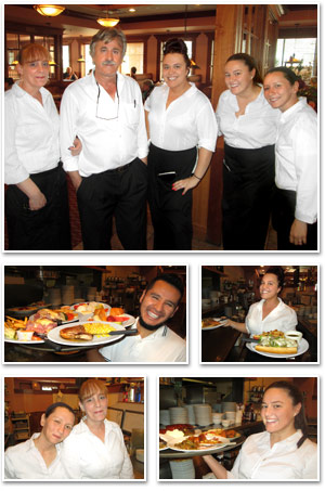 Friendly crew at Jimmy's Restaurant in Des Plaines